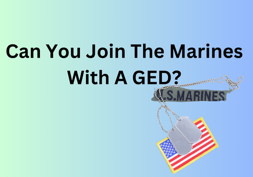 Can You Join The Marines With A GED